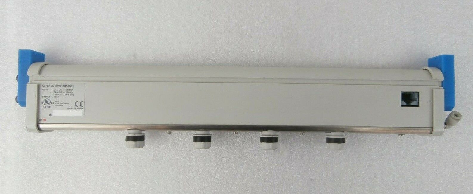 Keyence SJ-R036 Static Eliminator System Set with Controller Lot of 2 Working