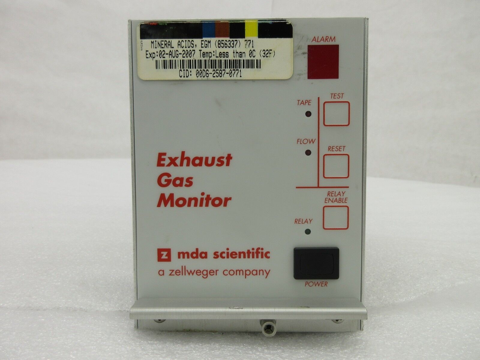 MDA Scientific 856000 Exhaust Gas Monitor EGM Used