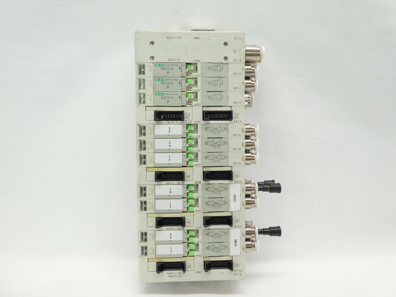 CKD N4E0 Series 10-Port Pneumatic Manifold N4E0-ER N4E0-TM1B N4E0-EL Working