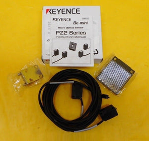 Keyence PZ2-61 Micro Optical Sensor Square Retro-Reflective ASM 02-333658D01 New