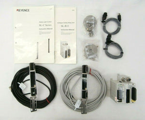 Keyence SL-C Series Safety Light Curtain Set SL-C16F-R SL-C16F-T SL-R11 Spare