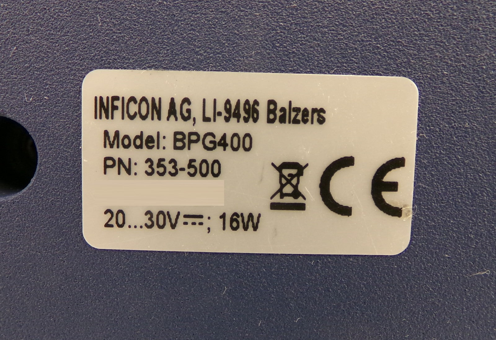 Inficon 353-500 Pirani Vacuum Gauge BPG400 Reseller Lot of 3 Working Surplus