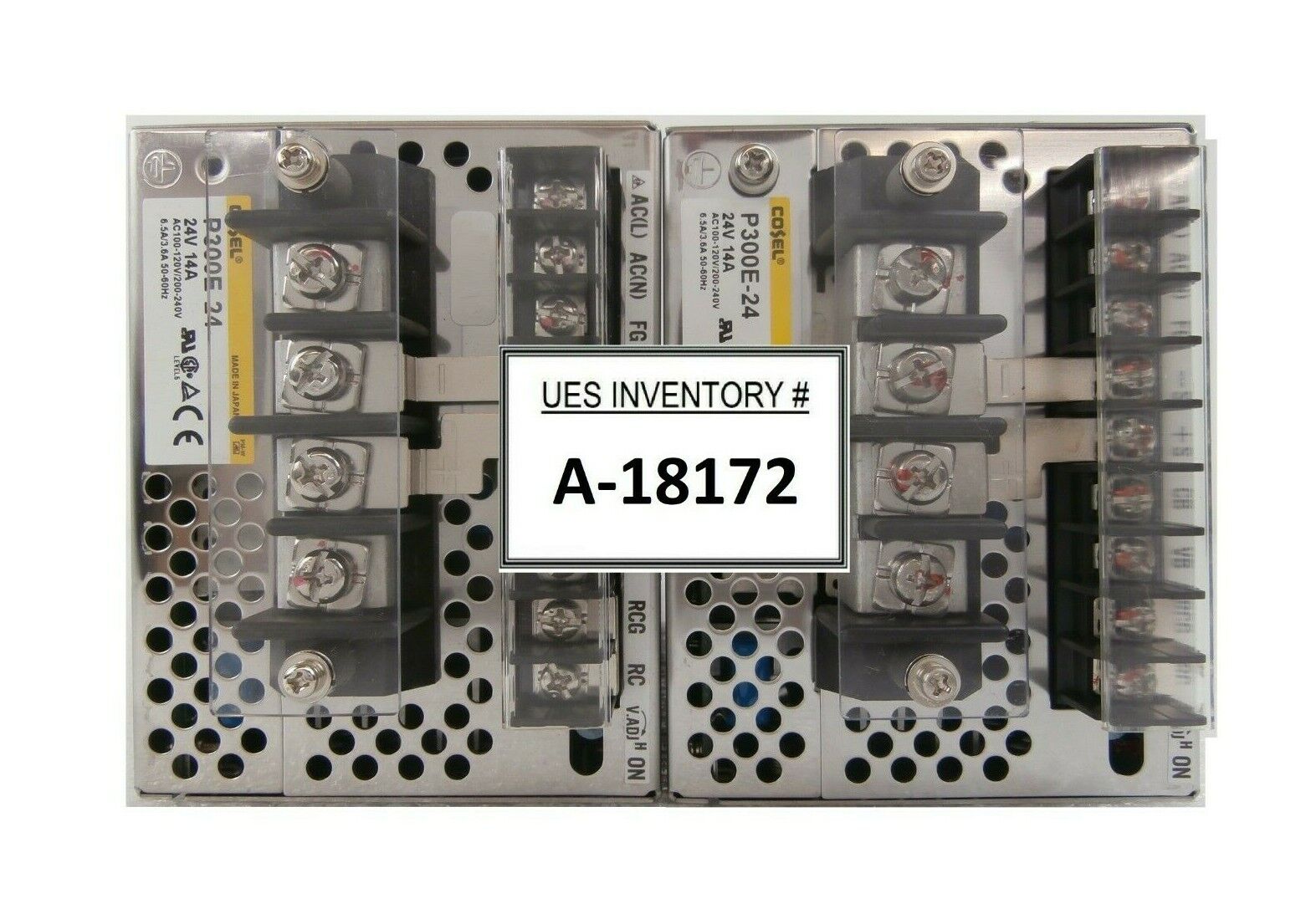 Cosel P300E-24 Compact Power Supply Reseller Lot of 2 Working Surplus