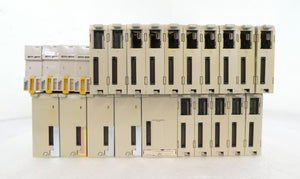 Omron C200H Series PLC Reseller Lot of 24 CPU42 ID217 OD219 MAD01 PD024 Working