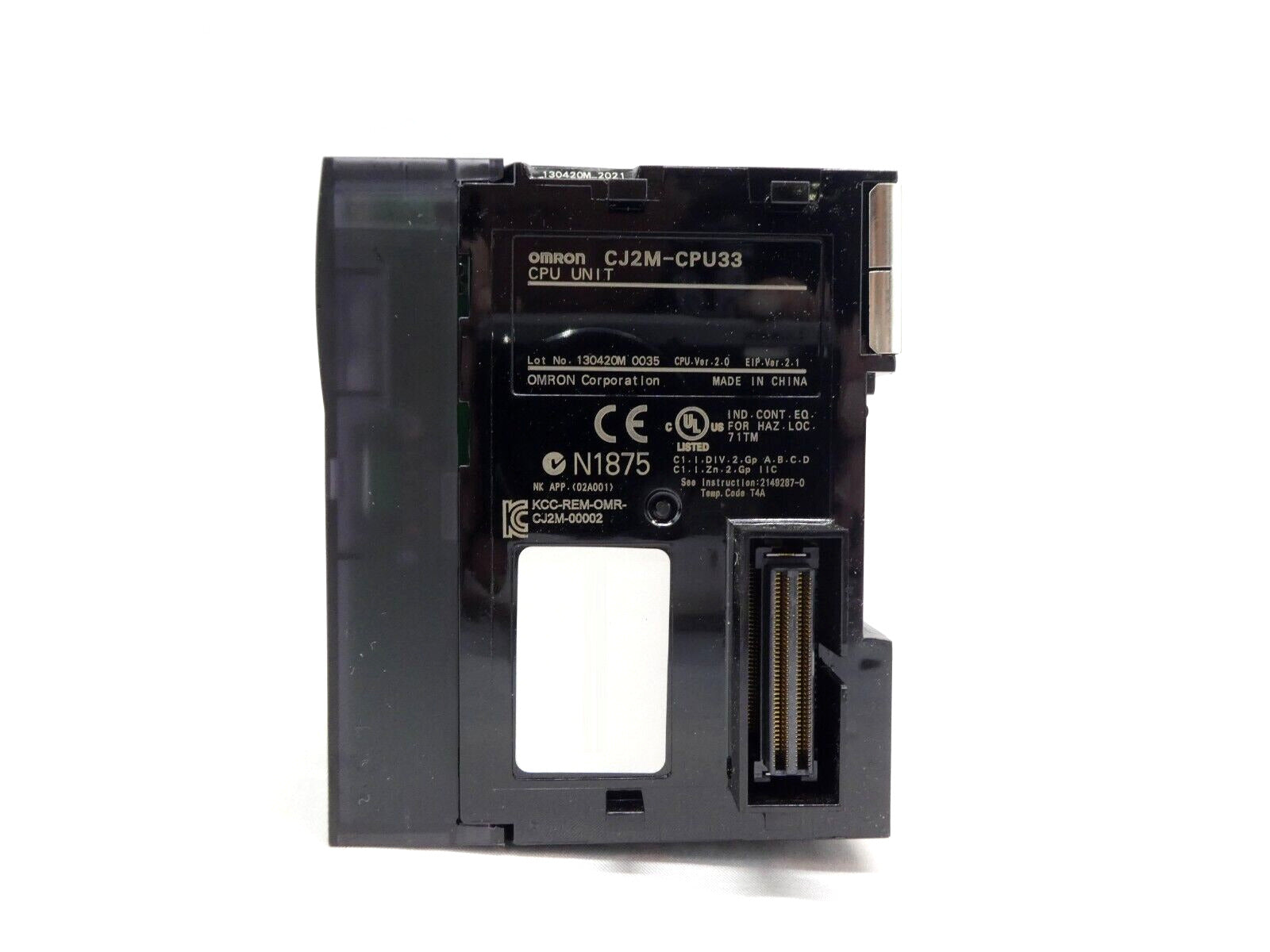 Omron SYSMAC Programmable Logic Controller PLC CJ2M-CPU33 CJ1W-PD025 CJ1W-ID211