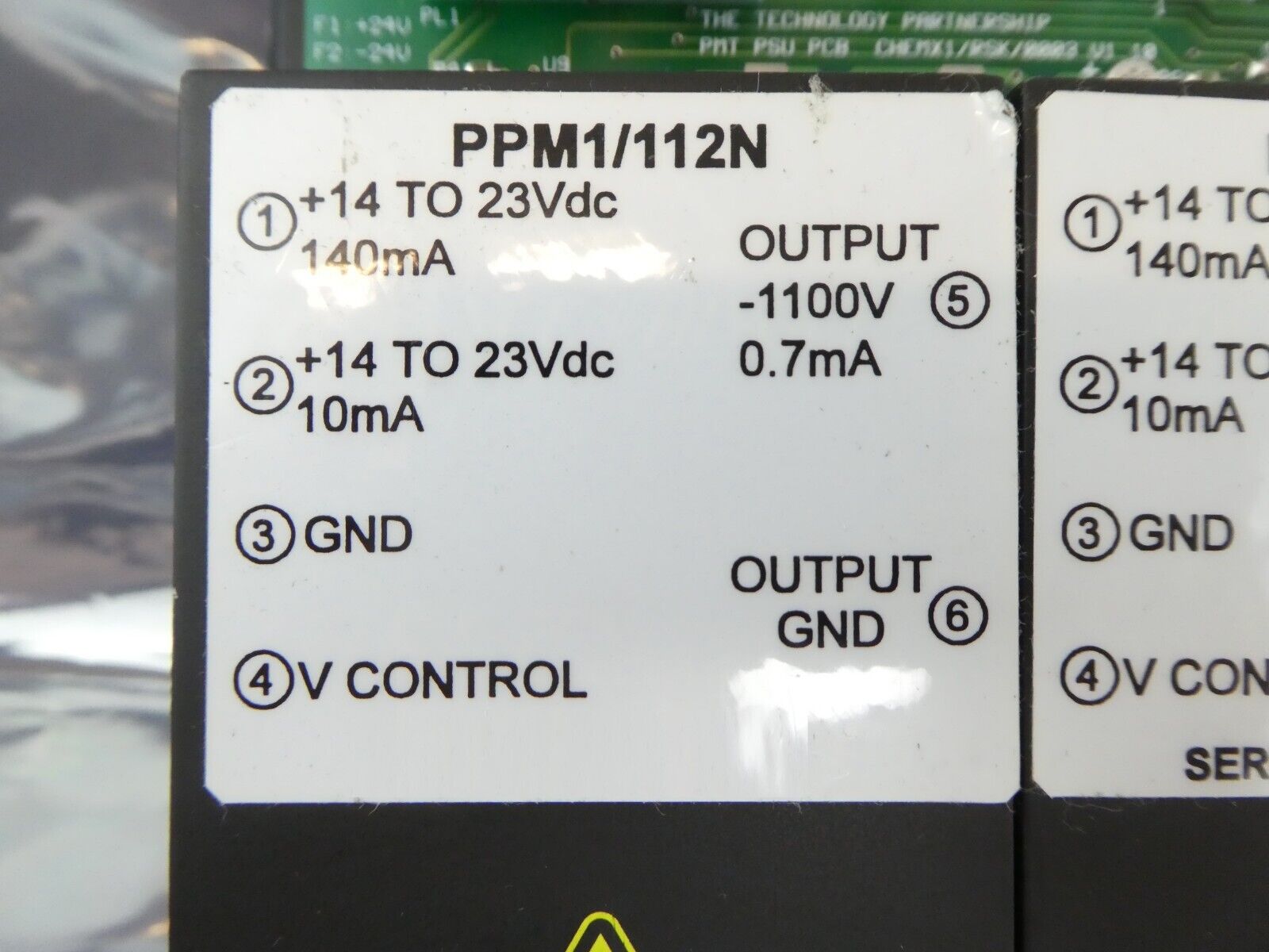 Technology Partnership CHEMX1/RSK/0003 Photomultiplier Assembly R6358P Working