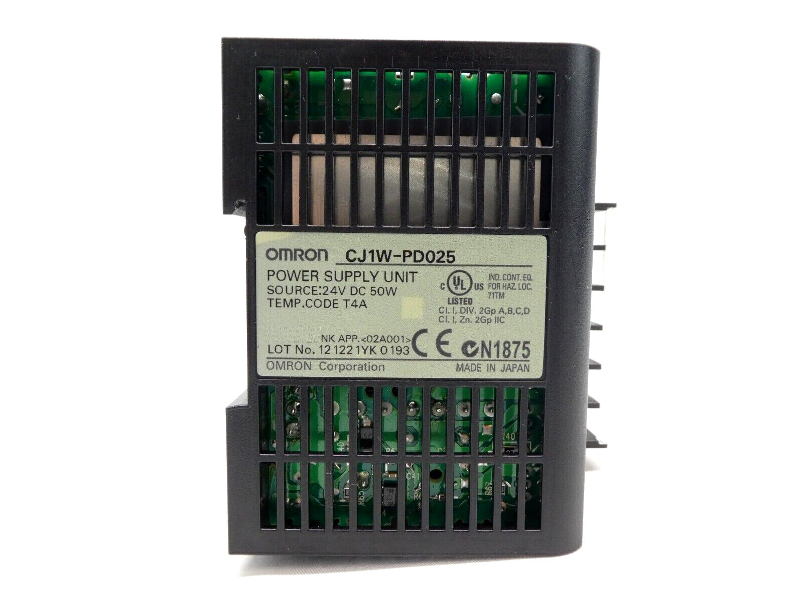 Omron SYSMAC Programmable Logic Controller PLC CJ2M-CPU33 CJ1W-PD025 CJ1W-ID211