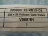 V-Tex 06-014 Slit Valve V080704 336x35 ROLLCAM Gate Valve New Surplus