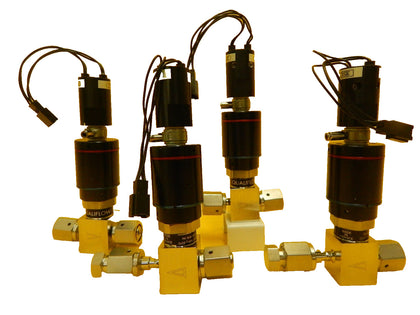 Qualiflow 2x10-9atm.cm3/Sec 2-Way Pneumatic Valve Lot of 4 Used Working