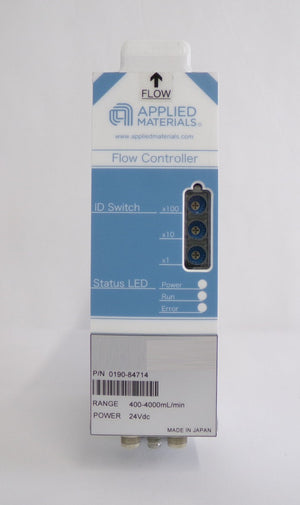 AMAT Applied Materials 0190-84714 Flow Controller 400-4000mL Lot of 2 Working