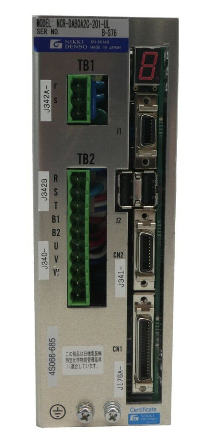 Nikki Denso NCR-DAB0A2C-201-UL AC Servo Driver VCII 4S066-685 Nikon NSR Working