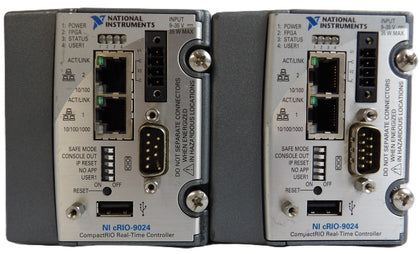 National Instruments NI cRIO-9024 Real-Time Controller Lot of 2 Working