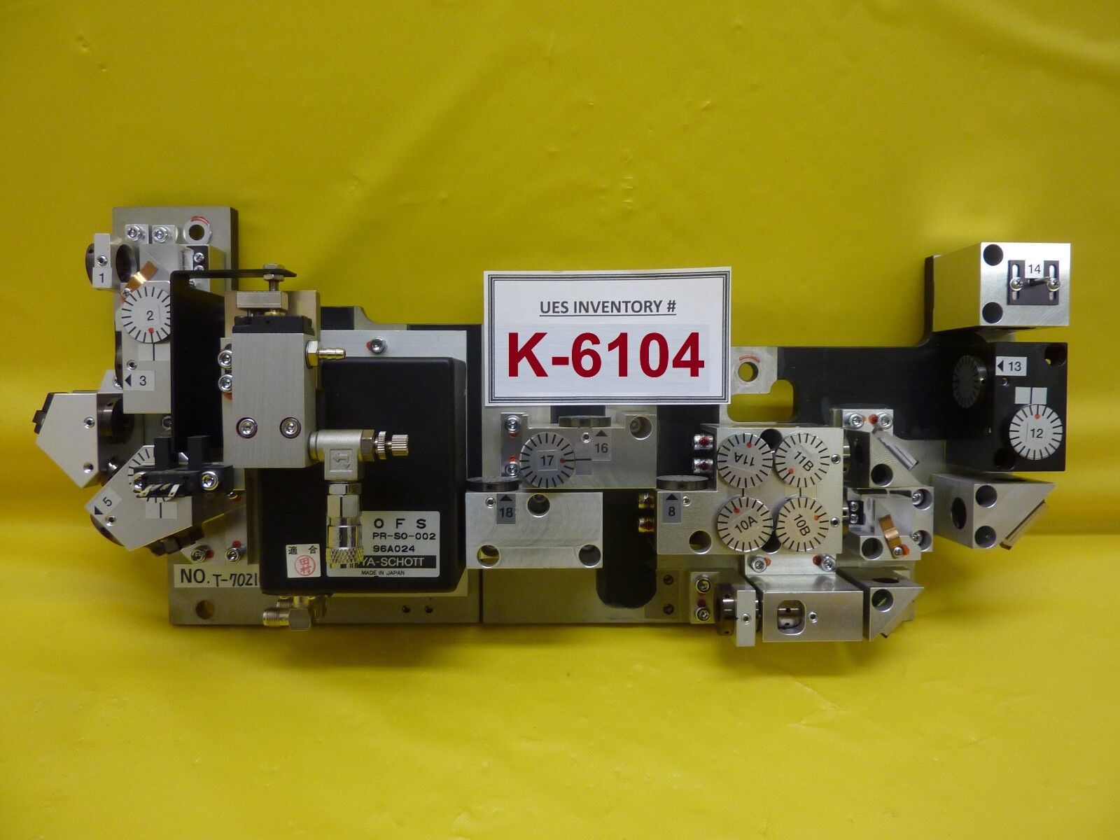 Nikon Optical Laser Reflector Assembly Hoya-Schott AOFS PR-SO-002 Used Working