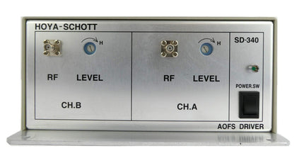 Hoya-Schott SD-340 AOFS Driver Working Surplus