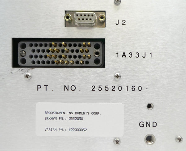 Brookhaven 25520301 HV DC Offset Supply SCANMASTER II Varian E22000032 ...
