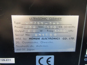 Honda W-357-3MP Pulse Jet Power Supply Ultrasonic Cleaner Sigmameltec Used