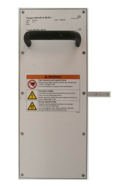 Umicore 0483484 NiFe45.5 99.9% Sputtering Target AKQ515 Balzers BK221845-T