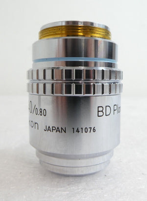 Nikon Precision BD Plan Apo 40/.080 210/0 Microscope Objective Working Surplus