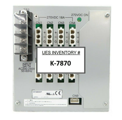 Cosel STA5000T Switching Power Supply 5000w w/Sequence Unit Working Surplus