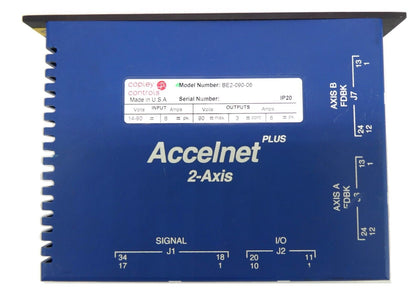 Copley Controls BE2-090-06 Accelnet Plus 2-Axis Servo Drive Working Surplus