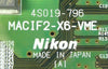 Nikon 4S019-795 PCB Card MACIF2-X6 4S019-796 4S025-087-MACIF-X6-CMC NSR FX-601F