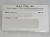 M.E.C. Tech MEC81104-201L Inner Overlay AMAT Applied Materials Lot of 12 New