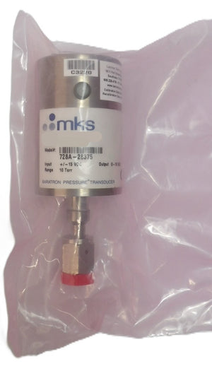 MKS Instruments 728A-28375 Baratron Pressure Transducer Type 728A Refurbished
