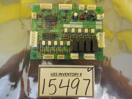 Komatsu 3001216A0 KE-2007 Interface Board PCB Used Working