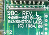 Kensington 4000-6010-02 SBC Single Board Computer PCB Rev. L 19.66 AAEP3 Spare