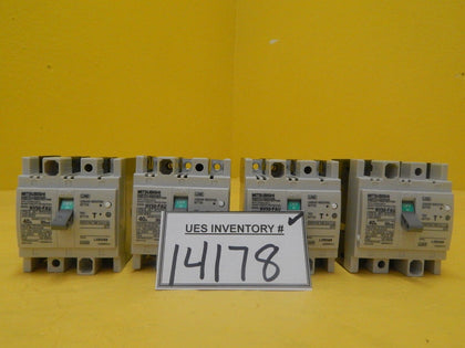 Mitsubishi NV50-FAU 40A No-Fuse Circuit Breaker Reseller Lot of 4 Used Working