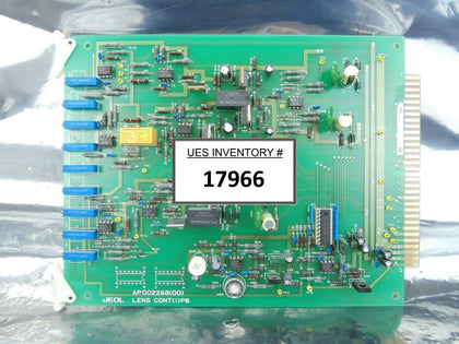 JEOL AP002268(00) Processor Board PCB Card LENS CONT(1)PB KI JSM-6400F Used