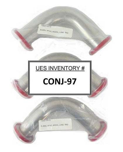 MKS Instruments 100314415 90 Degree Elbow Reseller Lot of 3 Varian E37000160 New
