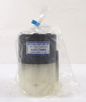 Plast-o-matic BSDAM100T-NC-PP Shut-off Valve AMAT 3870-02306 Lot of 3 New