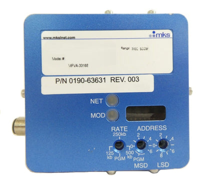 MKS Instruments MFVA-33168 Mass Flow Verifier πMFV AMAT 0190-63631 Working Spare