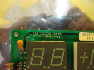 Granville-Phillips 009614-101 330 Display Board PCB 9615-101 Used Working