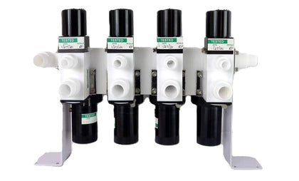 Semitool V0406FC-6AB-341 SRD Spin Rinse Dryer 4 Stage Manifold 3/4" Working