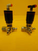 Qualiflow 2x10-9atm.cm3/Sec 3-Way Pneumatic Valve Reseller Lot of 2 Used Working