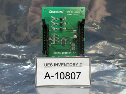 Shinko Electric SCE93-100010-C1 Interface Board PCB SBX08-000033-12 Used Working