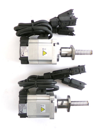 Panasonic MQMD011S3X AC Servo Motor Assembly Lot of 2 Refurbished