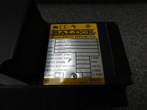 BALDOR W129/1418 D121 124 02 Brushless AC Servo Motor Used Working