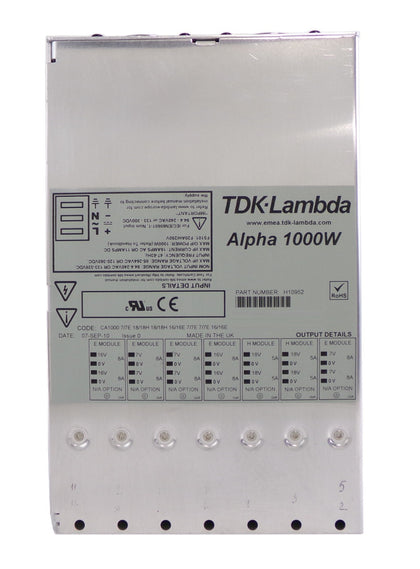 TDK-Lambda H10952 Modular Power Supply Alpha 1000W Working Surplus