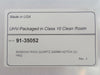 West Coast Quartz 91-35052 200mm Shadow Ring Quartz Notch (2) HSQ300 New Surplus