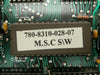 Kulicke & Soffa 00780-4340-000 Z MSC S/W PCB Card 06100-4311-001-01 Working