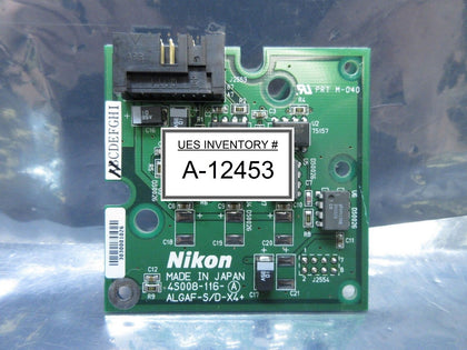 Nikon 4S008-116-A Sensor Interface Board PCB ALGAF-S/D-X4+ NSR System Used