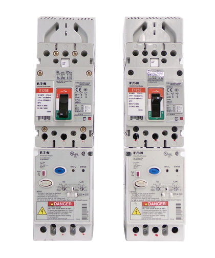 Eaton EGE3050FFG 3-Pole Industrial Circuit Breaker E125E Lot of 2 Working