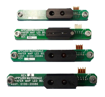 AMAT Applied Materials 0100-76038 Wafer Map Led PCB Lot of 4 Working