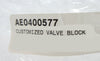 Semitool AE0400577 Customized 1/4 Check Valve Block Entegris CK4-4N-4N New