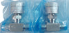 Fujikin 316L Diaphragm Valve Type N.C. Reseller Lot of 2 New Surplus