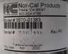Nor-Cal Products 3870-01383 Pneumatic Angle Valve NW40 AMAT Working Surplus