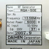 Daihen RGA-50E HF RF Power Generator TEL Tokyo Electron 3D80-002263-11 Working